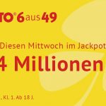 Lotto am Mittwoch, 24. Juli 2019 : Jackpot auf 14 Millionen Euro angewachsen